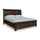 Millennium Porter B697B45 King Sleigh Storage Bed IMAGE 1