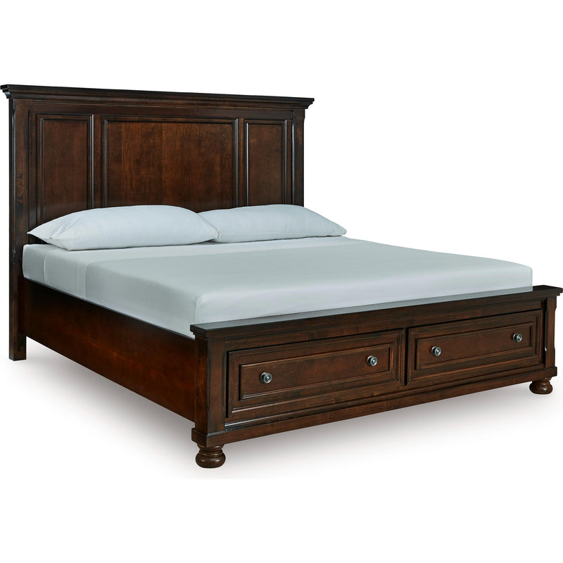 Millennium Porter B697B46 California King Panel Storage Bed IMAGE 1