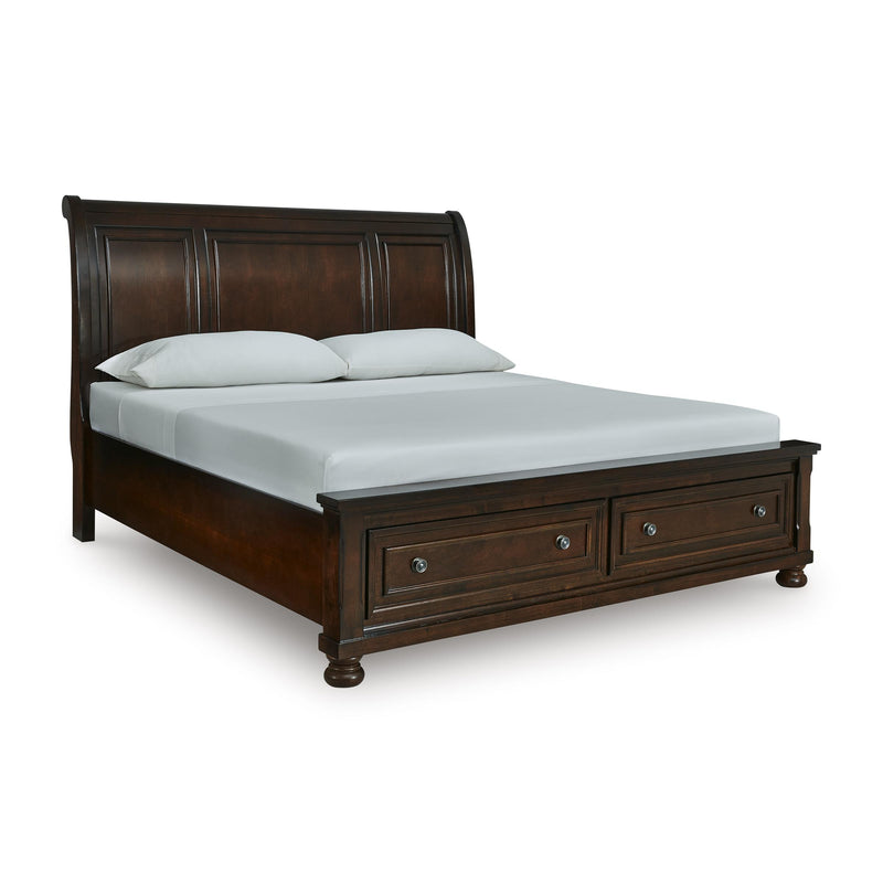 Millennium Porter B697B47 California King Sleigh Storage Bed IMAGE 1