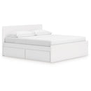  Signature Design by Ashley Onita EB9630B21 King Panel Platform Bed with 2 Side Storage IMAGE 1