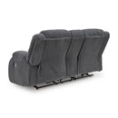 Signature Design by Ashley Observation PC2140596 Double Reclining Power Loveseat with Console IMAGE 4