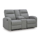 Signature Design by Ashley Gauntlet PC4220494 Double Reclining Loveseat with Console IMAGE 1
