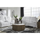 Signature Design by Ashley Rhines Falls PC4280499 Reclining Power Sofa with Drop Down Table IMAGE 11