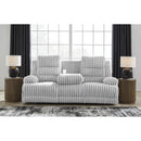 Signature Design by Ashley Rhines Falls PC4280499 Reclining Power Sofa with Drop Down Table IMAGE 7