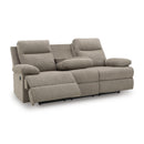 Signature Design by Ashley Side-Swipe PC9140589 Reclining Sofa with Drop Down Table IMAGE 2