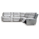  Signature Design by Ashley Social Pointe PC98802S10 6 pc Power Reclining Sectional IMAGE 1