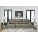 Signature Design by Ashley Narwhal Place PC99201S1 3 pc Power Reclining Sectional IMAGE 2
