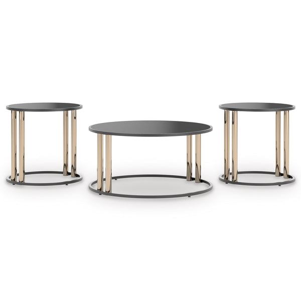  Signature Design by Ashley Hannerly T219-13 Occasional Table Set IMAGE 1
