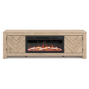 Signature Design by Ashley Cayboni W3787W1 71" TV Stand with Electric Fireplace IMAGE 2