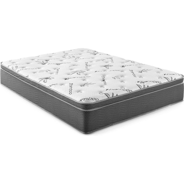 Coaster Furniture Sommet 13" Bamboo Euro Top Foam Hybrid Mattress (Twin) IMAGE 1