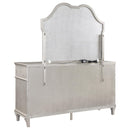  Coaster Furniture Evangeline 223393M 9-Drawer Dresser with Mirror - Silver Oak IMAGE 5