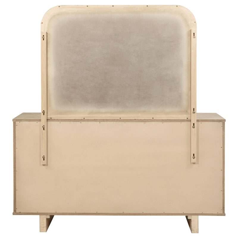 Coaster Furniture Kailani 225043M 9-Drawer Dresser and Mirror - Beige Oak IMAGE 6