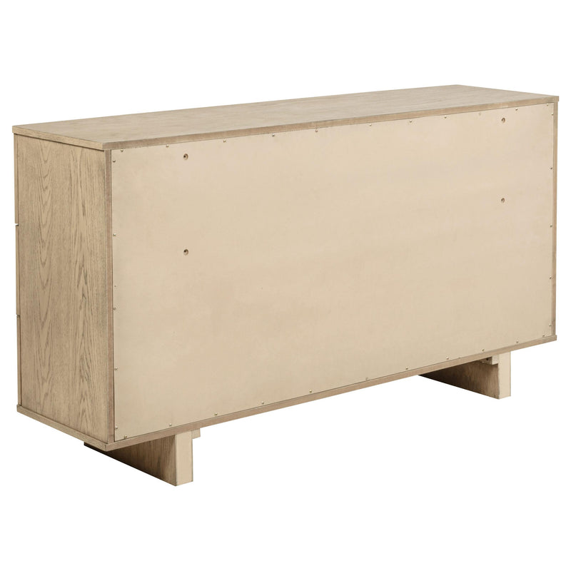 Coaster Furniture Kailani 225043 9-Drawer Dresser Cabinet - Beige Oak IMAGE 5