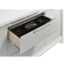  Coaster Furniture Marmore 224963M 9-Drawer Dresser and LED Mirror - White IMAGE 12