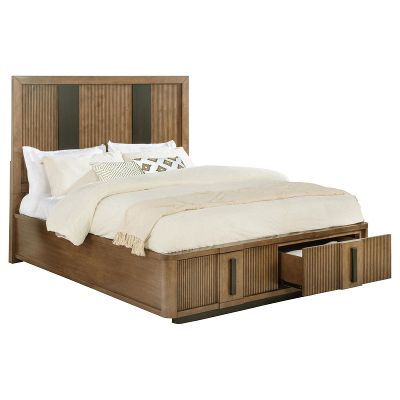 Coaster Furniture Terrace 224900KW 2-Drawer California King Storage Bed - Ash Brown IMAGE 2
