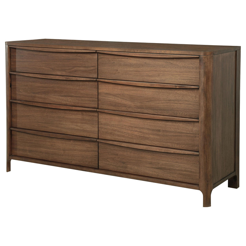 Maderia - 8-Drawer Dresser Cabinet - Walnut Maderia - 8-Drawer Dresser Cabinet - Walnut
