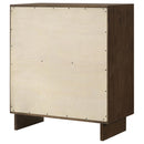  Coaster Furniture Glenwood 225015 4-Drawer Chest of Drawers - Warm Brown IMAGE 7