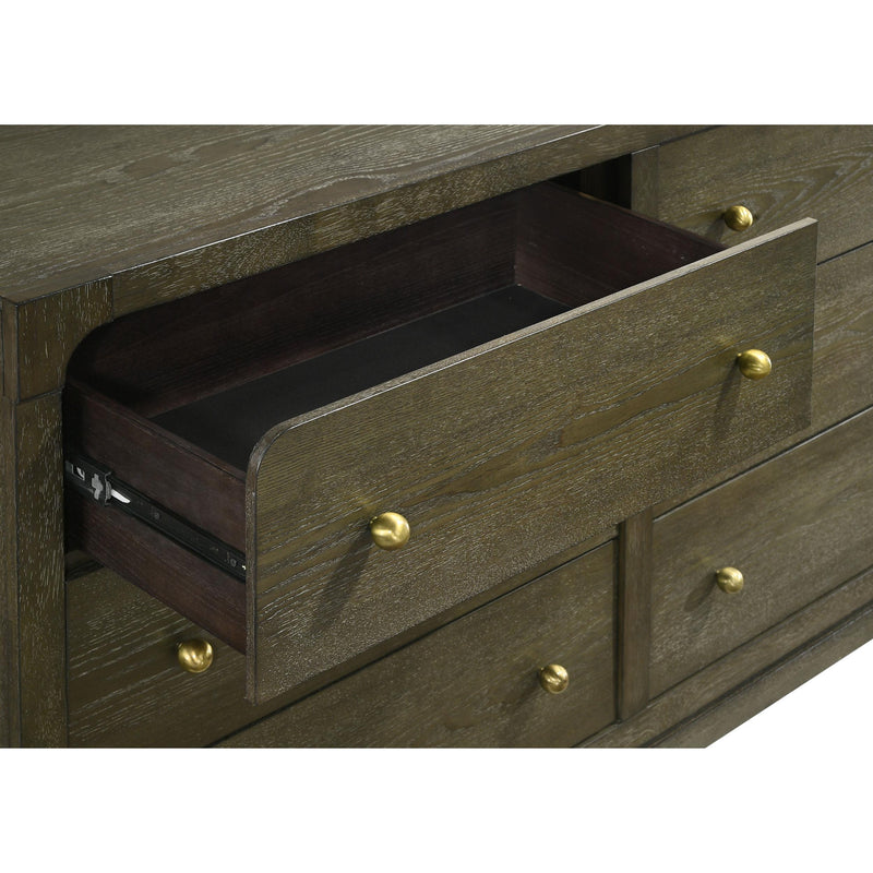 Coaster Furniture Gran Park 224933M 6-Drawer Dresser and Mirror - Dark Cocoa IMAGE 11
