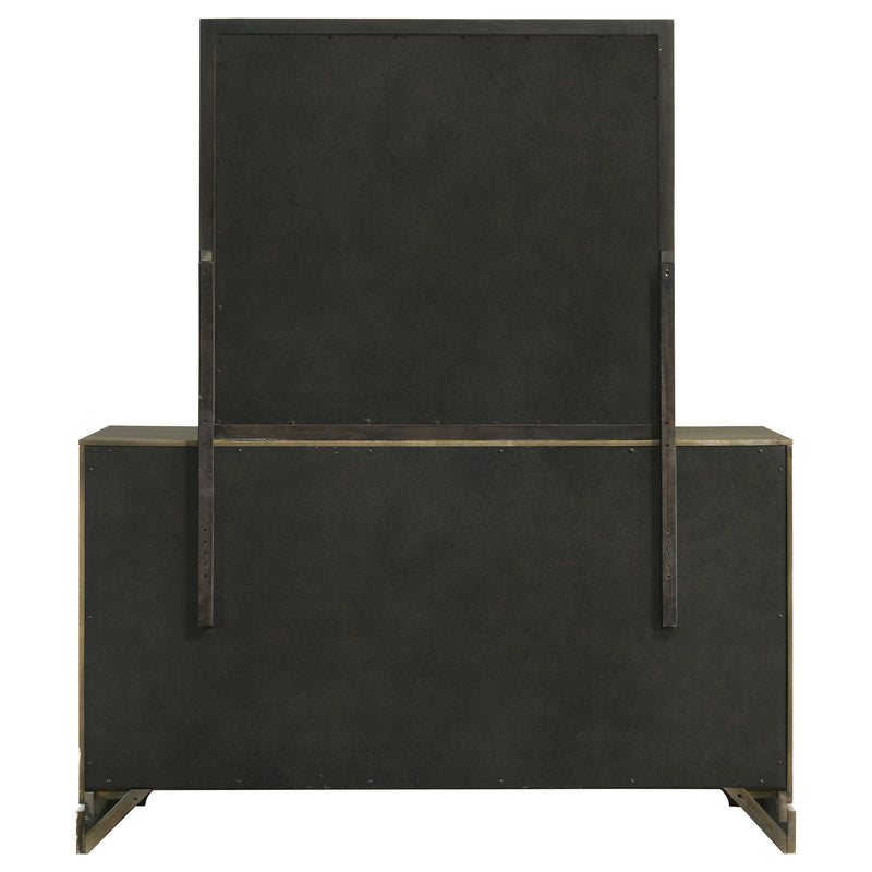 Coaster Furniture Gran Park 224933M 6-Drawer Dresser and Mirror - Dark Cocoa IMAGE 6