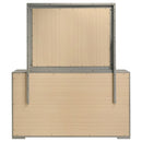  Coaster Furniture Ives 224973M 6-Drawer Dresser and Mirror - Grey High Gloss IMAGE 6