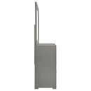  Coaster Furniture Ives 224973M 6-Drawer Dresser and Mirror - Grey High Gloss IMAGE 8