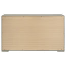  Coaster Furniture Ives 224973 6-Drawer Dresser Cabinet - Grey High Gloss IMAGE 6