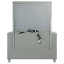 Coaster Furniture Gunnison 223213M 6-Drawer Dresser with Mirror - Silver Metallic IMAGE 6