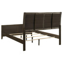  Coaster Furniture Wilkes 224421Q 51-inch Upholstered Queen Bed - Dark Cocoa IMAGE 3