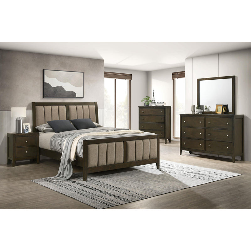 Coaster Furniture Wilkes 224421KW 51-inch Upholstered California King Bed - Dark Cocoa IMAGE 7