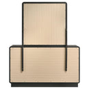 Coaster Furniture Cavelle 223663M 6-Drawer Dresser and Mirror - Black IMAGE 6
