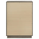  Coaster Furniture Fenwick 224985 4-Drawer Chest of Drawers - Grey Oak IMAGE 6