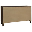 Coaster Furniture Welsley 223443 6-Drawer Dresser Cabinet - Walnut IMAGE 4