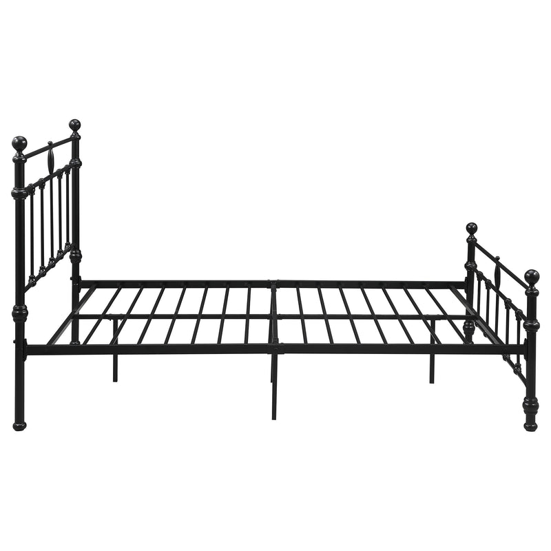 Coaster Furniture Novak 316001F 48-inch Metal Full Open Frame Bed - Matte Black IMAGE 7