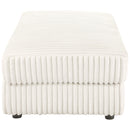 Coaster Furniture Emberson 508855 Upholstered Rectangular Storage Ottoman - Ivory IMAGE 8