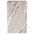 Coaster Furniture Bowdoin 930053 Genuine Marble Accent Side Table - Grey IMAGE 6