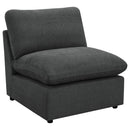 Coaster Furniture Collins 609530P 5 pc Modular Power Reclining Sectional - Dark Grey IMAGE 3