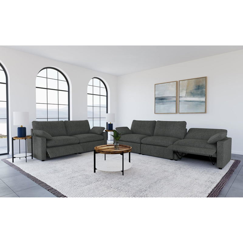 Coaster Furniture Collins 609531P Modular Power Sofa - Dark Grey IMAGE 11