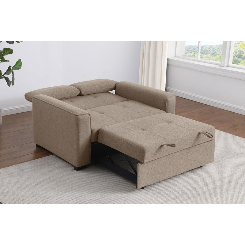 Coaster Furniture Edith 360146 Upholstered Convertible Sleeper Sofa Bed - Beige IMAGE 12