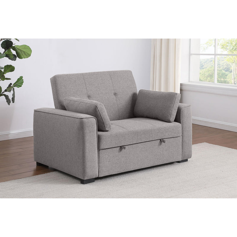 Coaster Furniture Edith 360147 Upholstered Convertible Sleeper Sofa Bed - Grey IMAGE 10