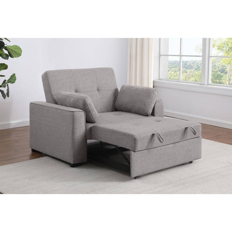 Coaster Furniture Edith 360147 Upholstered Convertible Sleeper Sofa Bed - Grey IMAGE 11