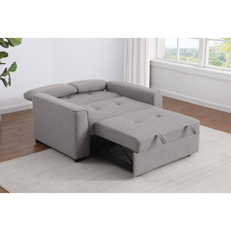 Coaster Furniture Edith 360147 Upholstered Convertible Sleeper Sofa Bed - Grey IMAGE 12