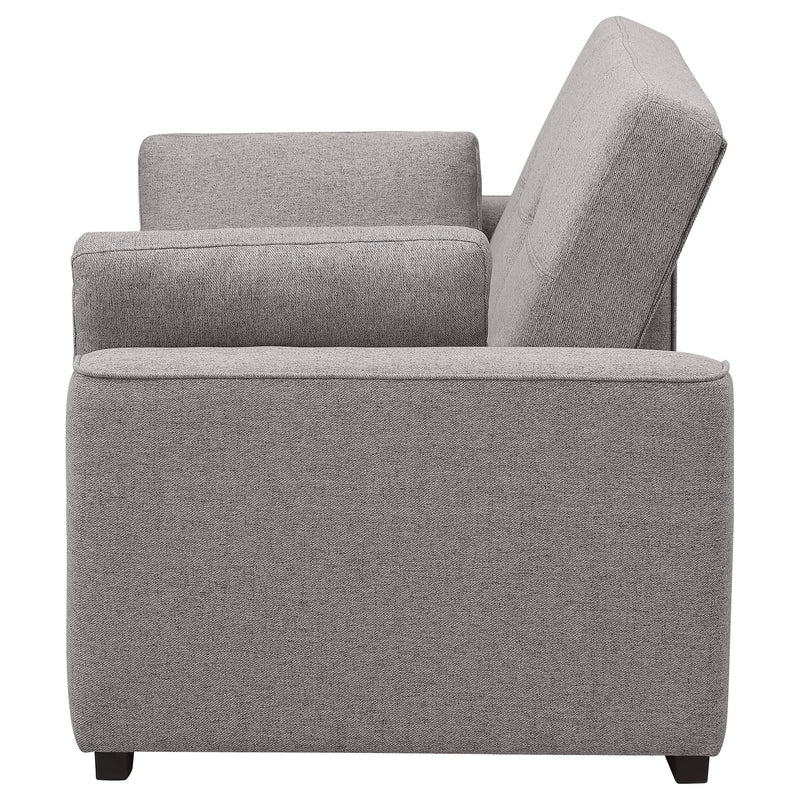 Coaster Furniture Edith 360147 Upholstered Convertible Sleeper Sofa Bed - Grey IMAGE 6