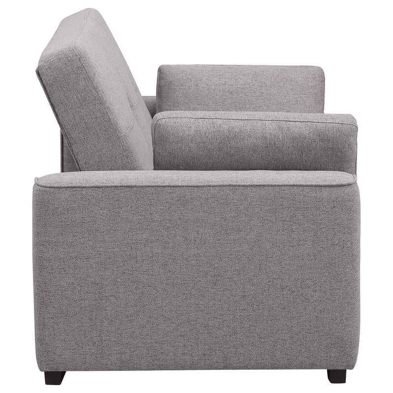 Coaster Furniture Edith 360147 Upholstered Convertible Sleeper Sofa Bed - Grey IMAGE 9