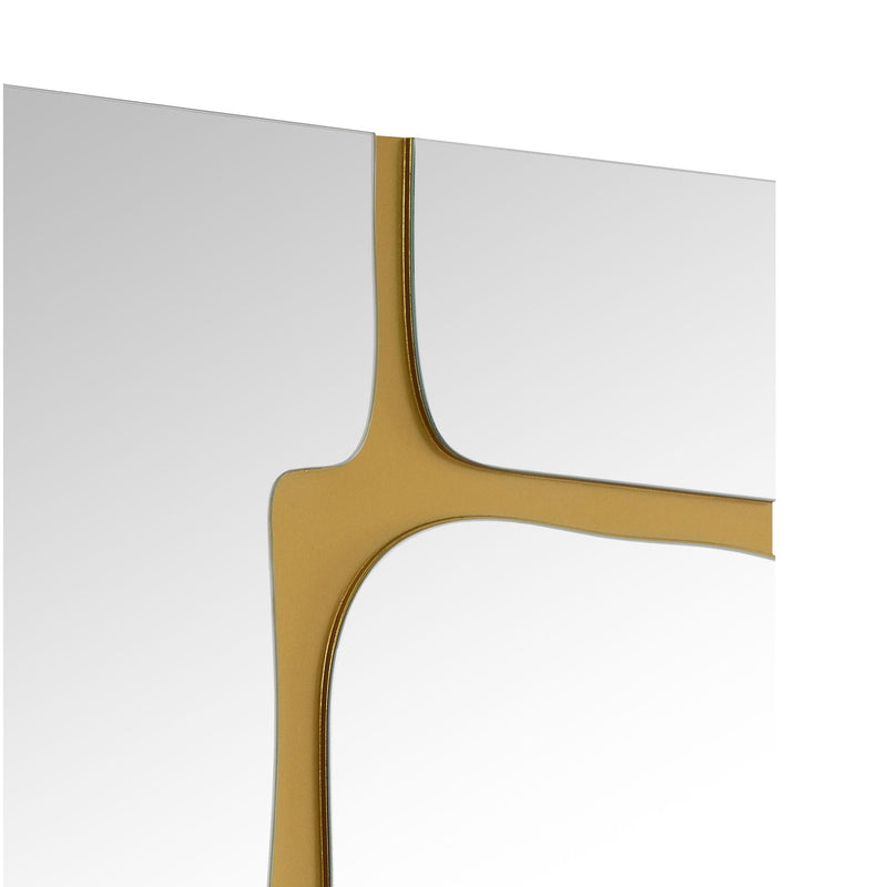 Coaster Furniture Kimberly 961472 32 x 47 Inch Kintsugi Style Wall Mirror - Gold IMAGE 5