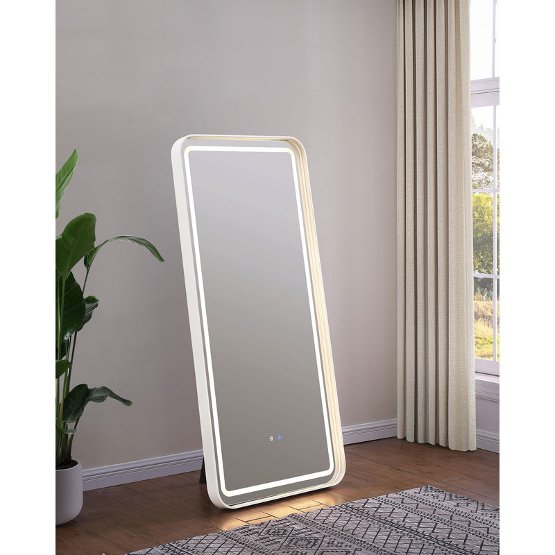 Coaster Furniture Glendora 961448 32 x 71 Inch LED Standing Mirror BT Speakers - Black IMAGE 10