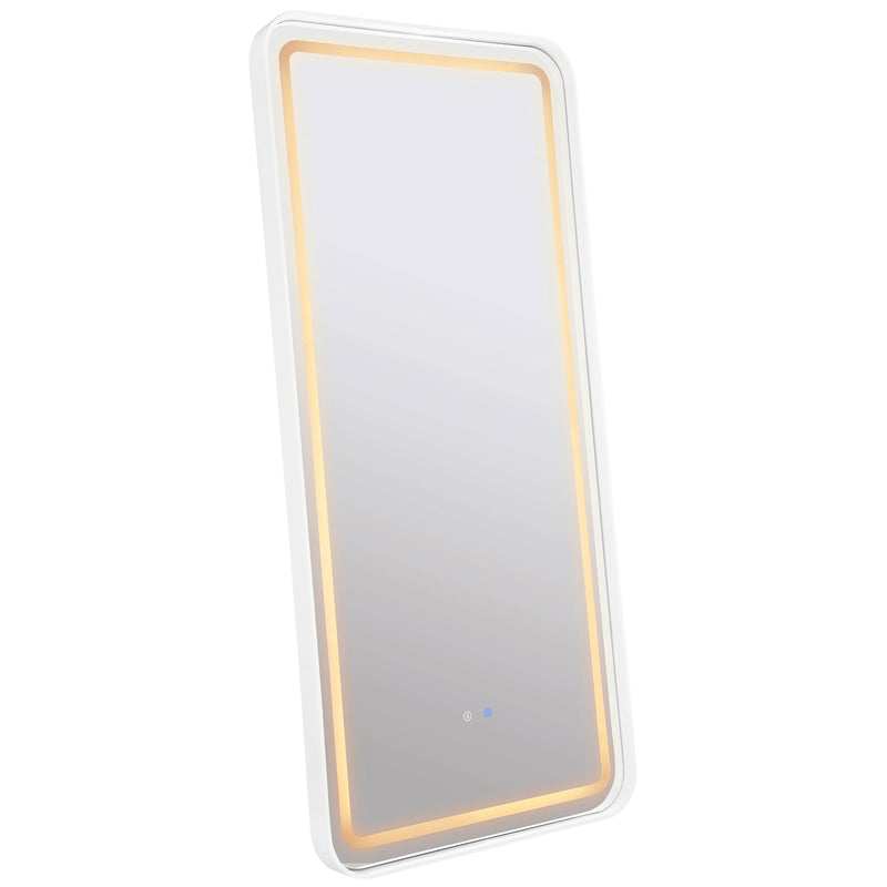 Coaster Furniture Glendora 961448 32 x 71 Inch LED Standing Mirror BT Speakers - Black IMAGE 2