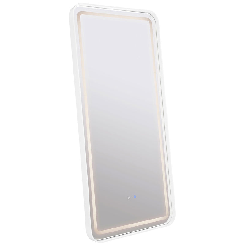 Coaster Furniture Glendora 961448 32 x 71 Inch LED Standing Mirror BT Speakers - Black IMAGE 3