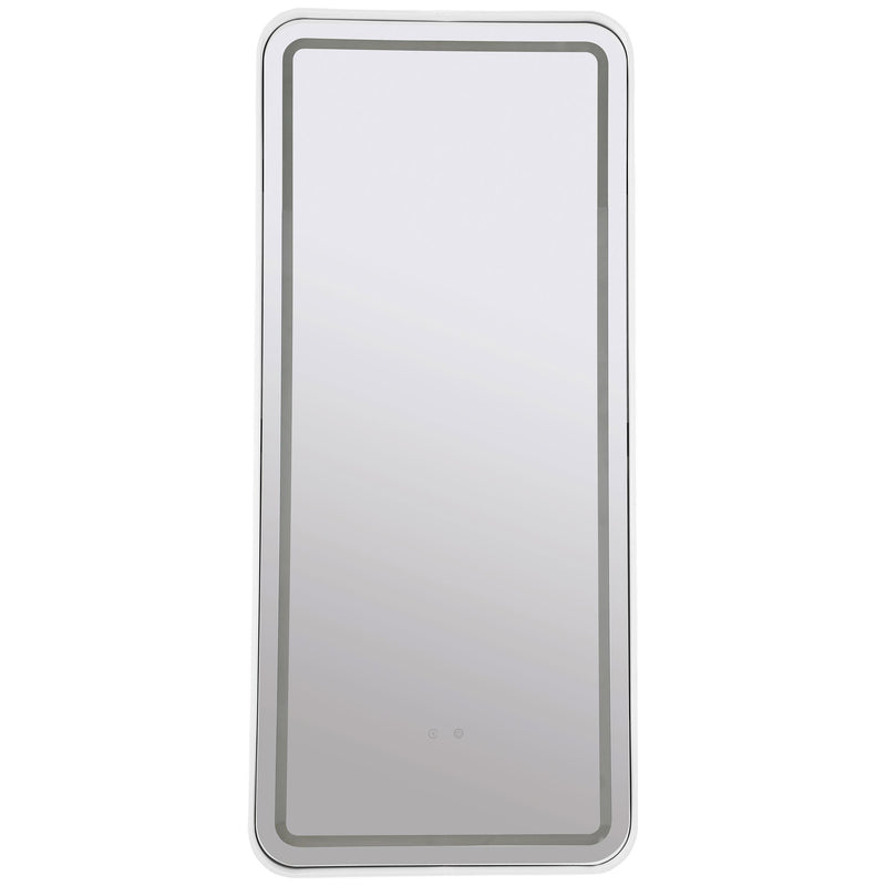 Coaster Furniture Glendora 961448 32 x 71 Inch LED Standing Mirror BT Speakers - Black IMAGE 5
