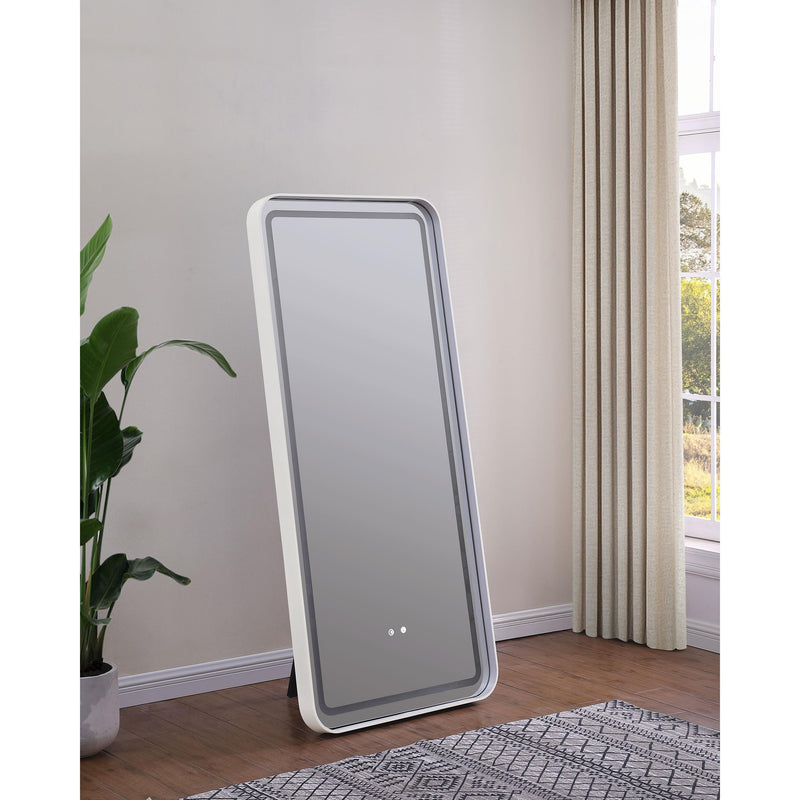 Coaster Furniture Glendora 961448 32 x 71 Inch LED Standing Mirror BT Speakers - Black IMAGE 9