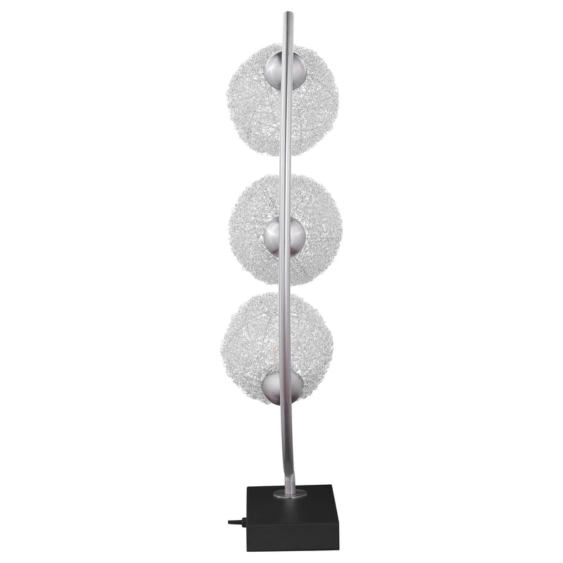 Coaster Furniture Claudia 920233 30-inch Woven Spherical Metal Table Lamp - Black IMAGE 5